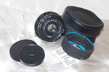 RENDUS UNIQUES objectif 50mm M42 INDUSTAR 50-2, bouchons, pare-soleil, étui TBE