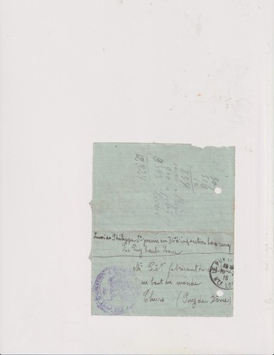 Ww1 année 1915 lettre - 1915., d'