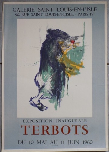 Rare affiche galerie saint - rare,