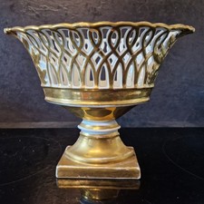 COUPE EMPIRE PANIER AJOURÉ PORCELAINE DE PARIS (Lire)