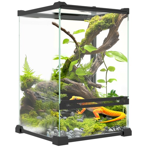 Pawhut terrarium verre - terrarium, en