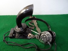 ANCIEN ECOUTEUR TSF CASQUE RADIO VINTAGE WW2 TELEPHONE TANKISTE / AVIATION KIEL