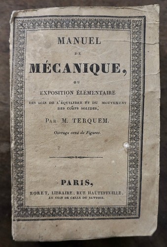 Manuel mecanique lois - manuel,