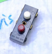 Waldmann Typ 190 001 010 interrupteur 1A 2050V Schwenningen. 2 lampes.