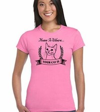 Domestique Est Où Votre Chat Est - Femmes Drôle T-Shirt Félin Humor Chaton Tom