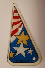 Décors original pour flipper Gottlieb Spirit of 76 - Bon état  - Etoile droite