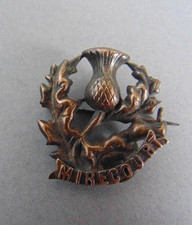 Ancienne broche au chardon