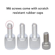 6 Hole 50mm Guiding Scope Ring For Telescope With M6 Screw 1/4in Screw Suppo NEW