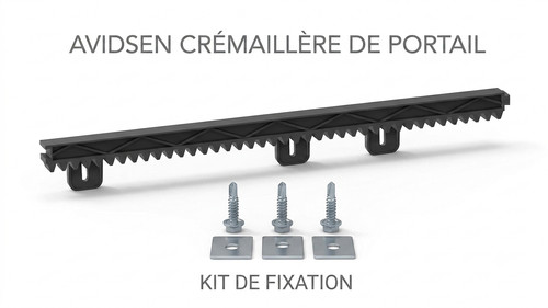 Crémaillère 50cm droite - , pour