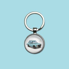 Porte-clés R12 TS bleu ciel