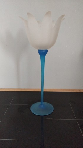 Porte bougie tulipe sur pied - tulipe,