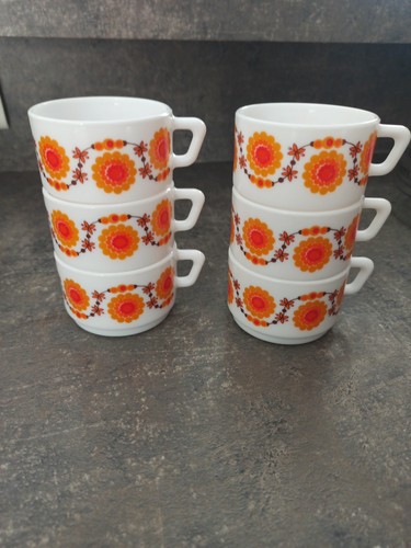 Vintage tasses expresso - 6x,
