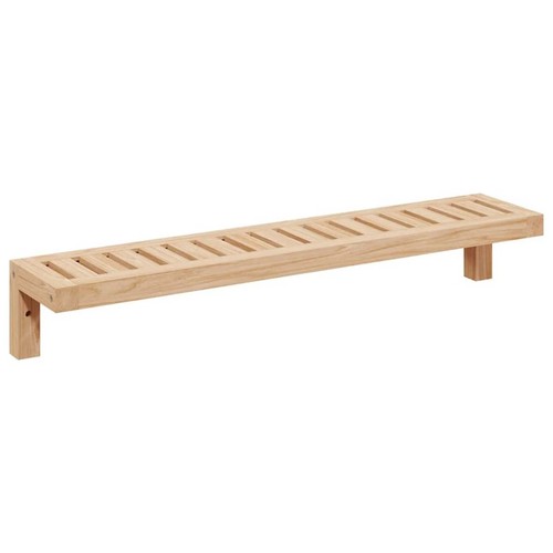 étagère murale bois naturel