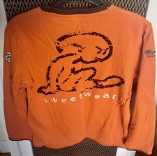 T-shirt El Nino 10 Ans Garçon Orange Manches Longues 100% Coton