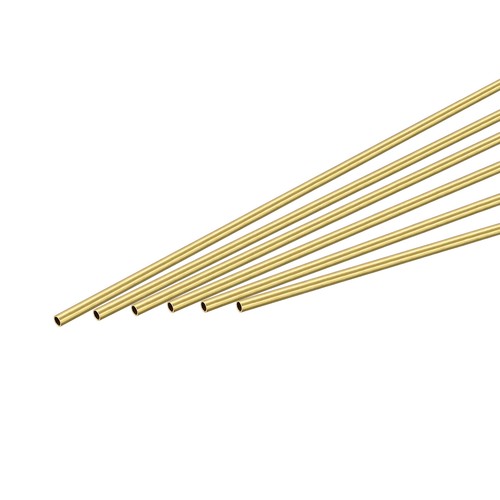 Laiton rond tube 6mm - laiton, 1,6mm