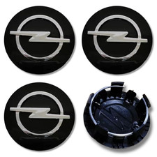 Capuchon Central de Jante Moyeu x4 pour Vauxhall Ouvert Nombreux Model 54mm Noir