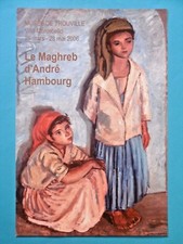 HAMBOURG André Affiche originale 2006 Maghreb Orientalisme Enfant Alger POM