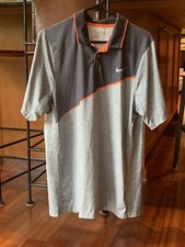 Mens Nike Golf Polo Grey And