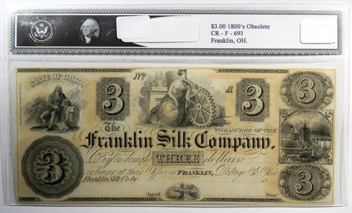1830 franklin silk - 1830's,