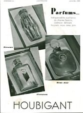 Publicité ancienne parfum floraison demi-jour Houbigant 1936 issue de magazine