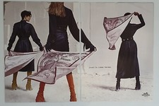2018 - HERMES PARIS SCARF VINTAGE PRINT AD - FASHION - BOOTS