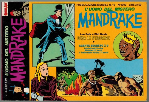 Mandrake comic art 1992 - mandrake,