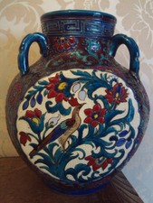 Ancien vase en émaux  de