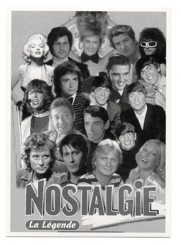 Johnny hallyday carte postale - johnny,