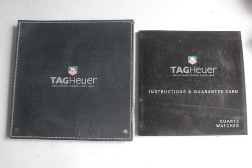 Tag heuer livret notice montre - heuer,