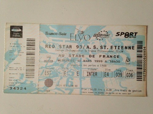 Ticket match red star st - red,