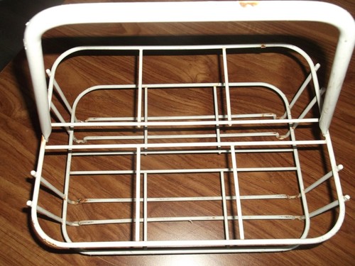 Ancien panier metal porte - ancien,