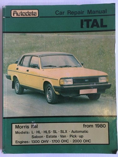 Autodata morris ital - -, 1980