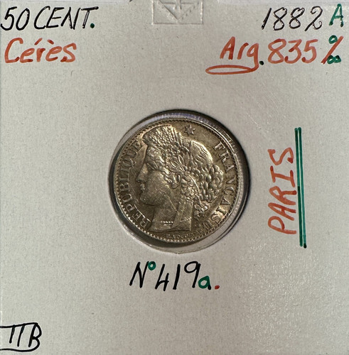 Centimes ceres 1882a - 50,