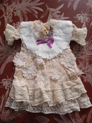 Robe chapeau pour poupée - robe,