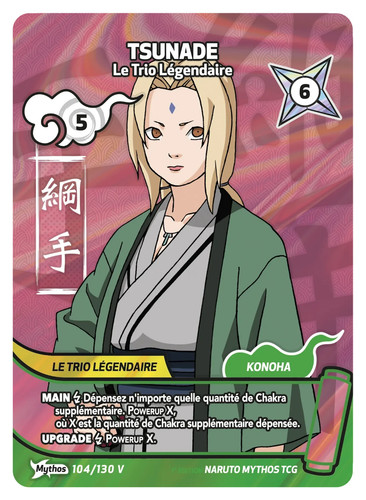 Carte naruto mythos - naruto, tcg