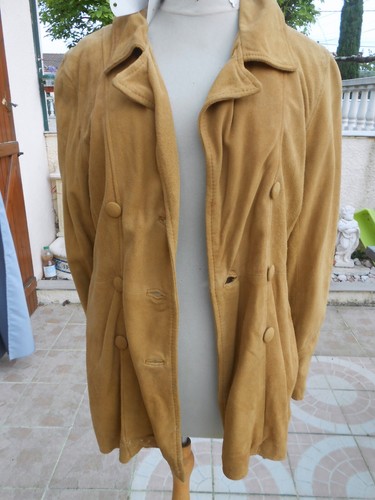 Veste blouson peau caramel - veste,