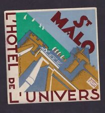 Ancienne  étiquette bagage