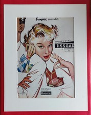 Publicité de presse: Tissus