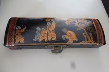 Boite coffret en bois laque