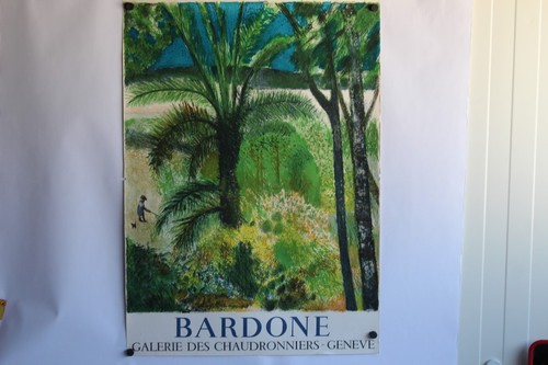 Bardone affiche lithographiée