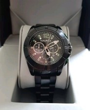Coffret Montre HAUREX italy ASTON Homme Noire Et Verte