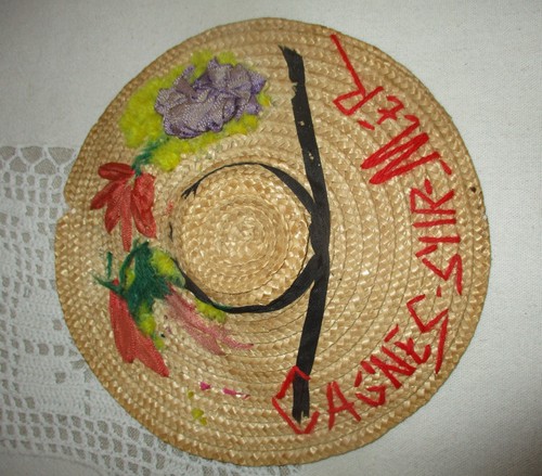 Beau chapeau ancien - , poupée