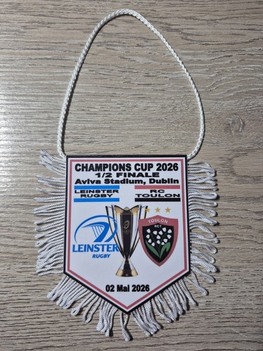 Fanion finale rugby - 1/2,
