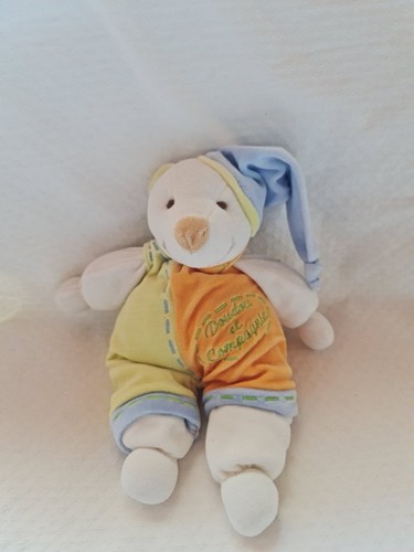 Doudou ours fripon combinaison - doudou,