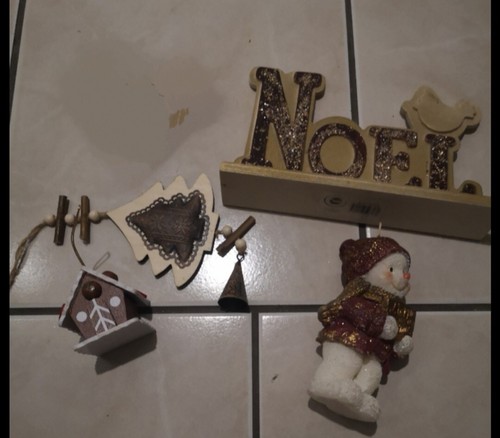 Lot décorations noël - lot,