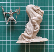 Leviathan miniature :  REARING ELF EARTHBOUND DRAGON RIDER