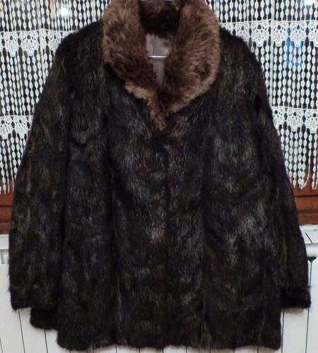 Veste fourrure ragondin taille