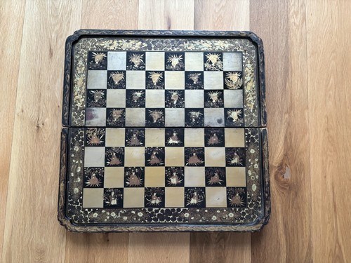Ancien plateau jeu échec - ancien,
