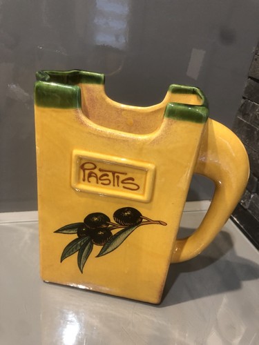 Pichet pastis jaune vintage - pichet,