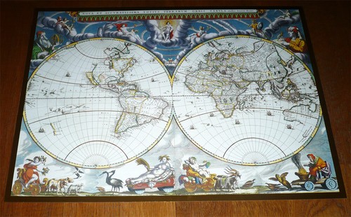 Poster affiche antique world - poster,